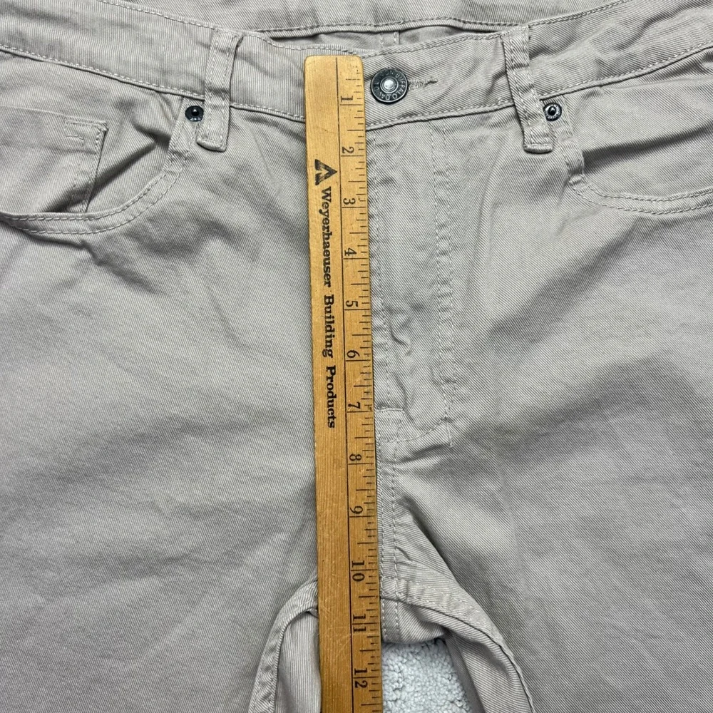 Buffalo David Bitton Jeans Mens 36x30 Sam-X Slim‎ Straight Stretch Khaki Beige
